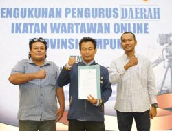 DPP IWO Kukuhkan Kepengurusan Lampung, Sandri Jabat Ketua PD IWO Mesuji