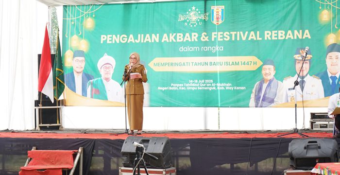 Bupati Ayu Buka Festival Rebana, Ajak Warga Way Kanan Jadikan Tahun Baru Islam Sebagai Momentum Hijrah